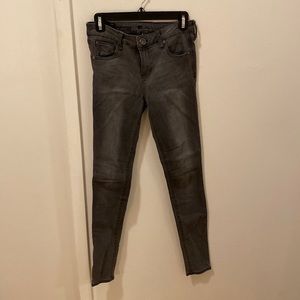 Charcoal gray jeans